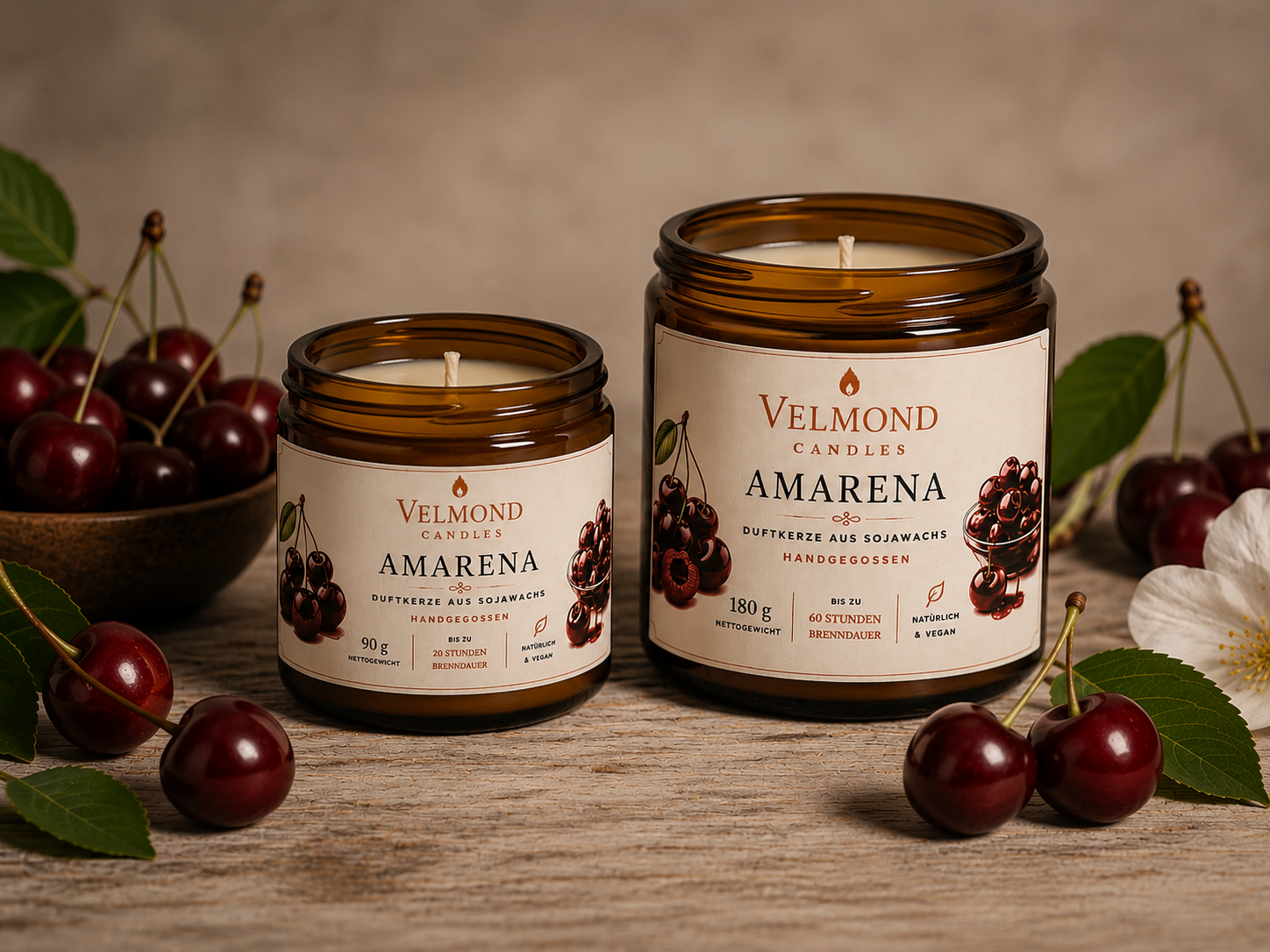 Amarena - – Parfümierte Duftkerze