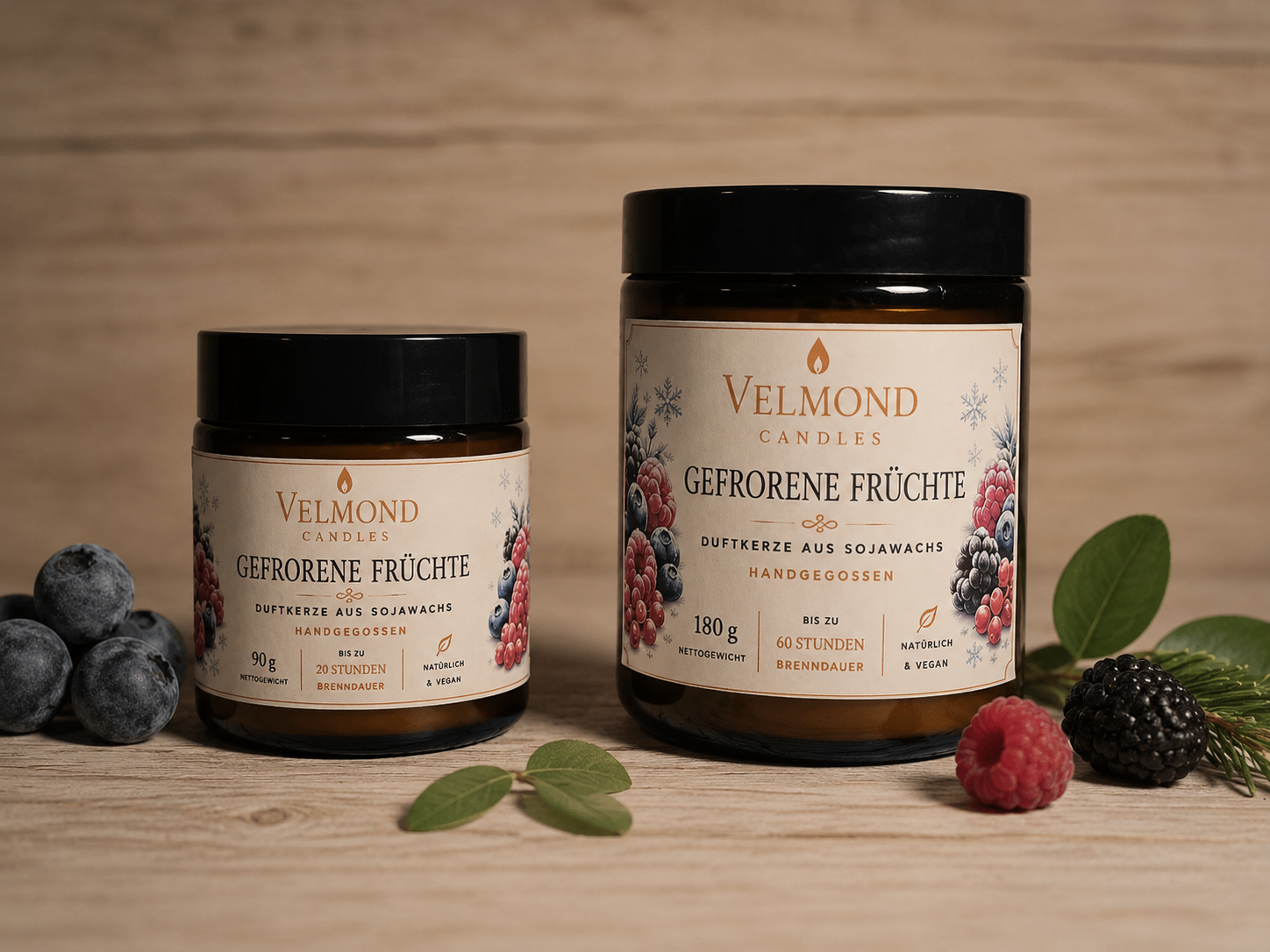 Gefrorene Früchte- – Parfümierte Duftkerze
