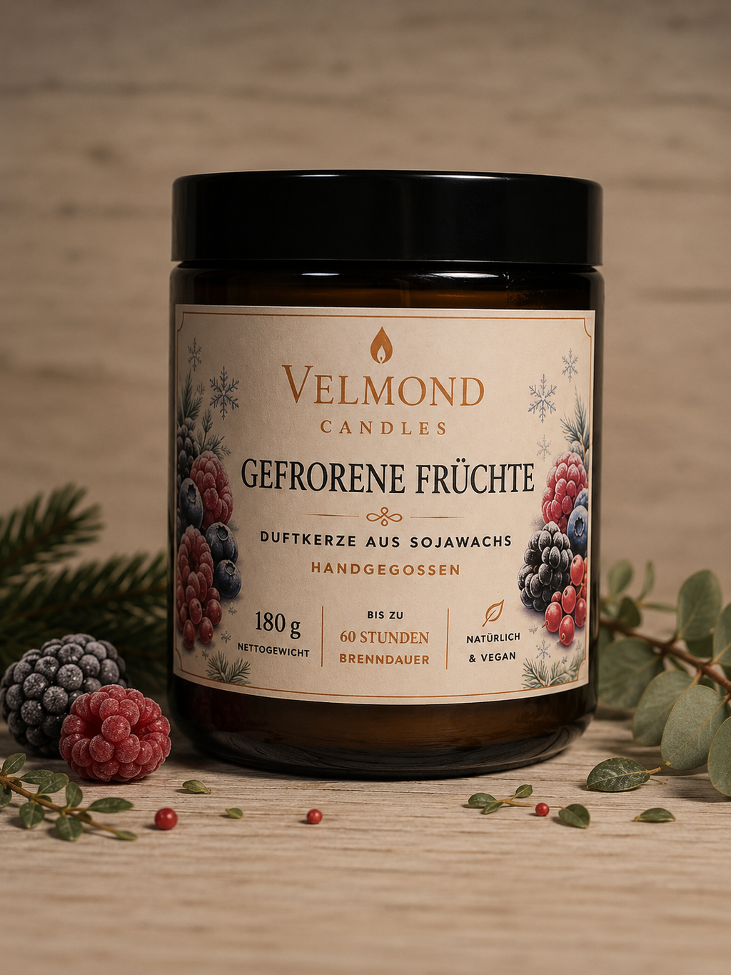 Gefrorene Früchte- – Parfümierte Duftkerze