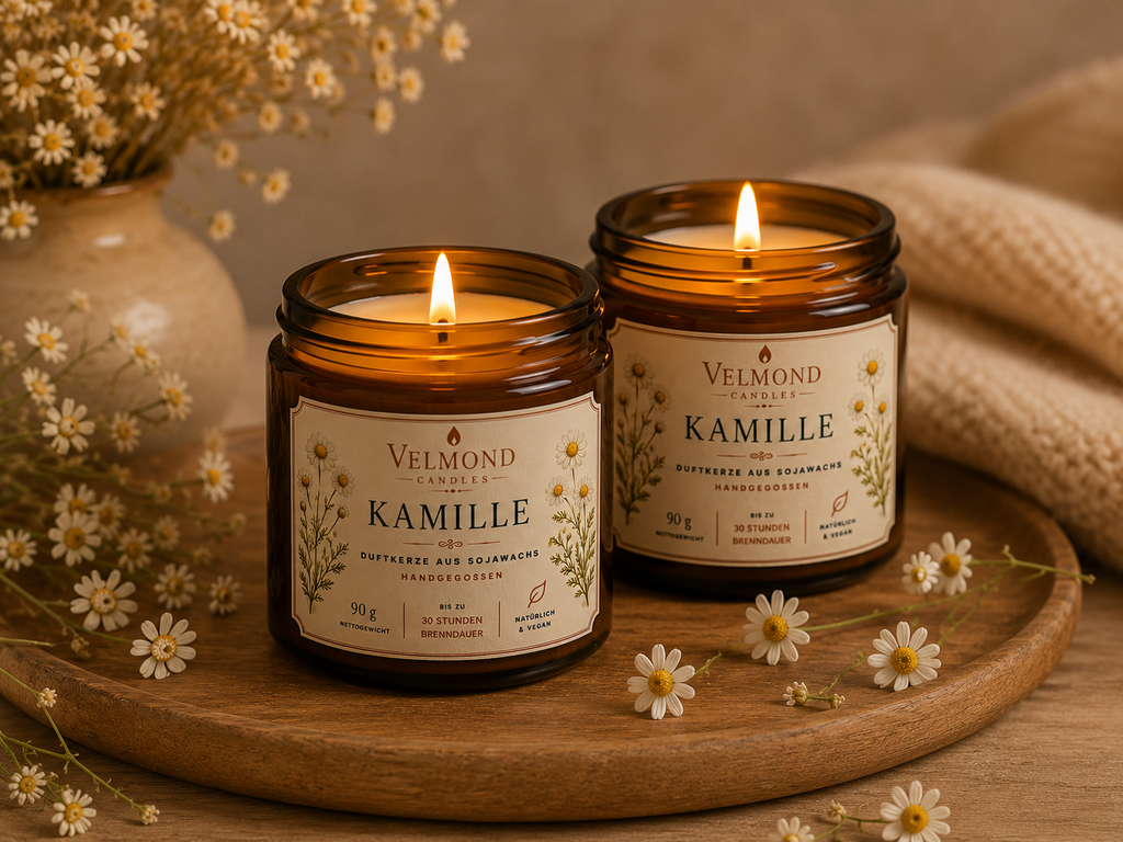 Kamille – Parfümierte Duftkerze