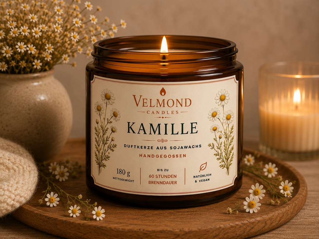 Kamille – Parfümierte Duftkerze